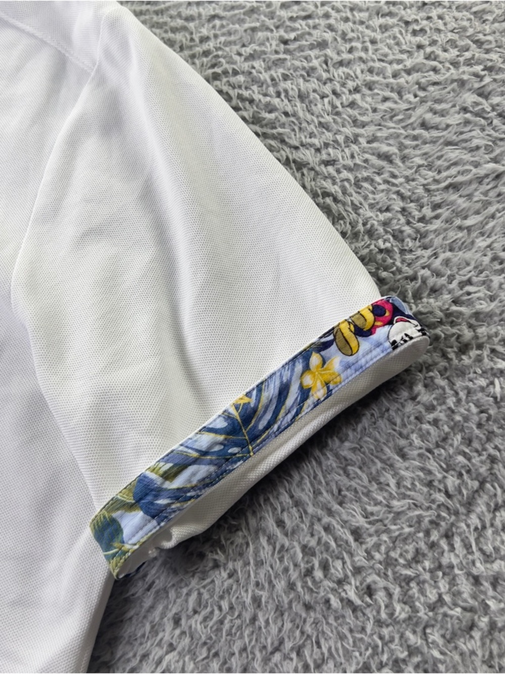 Tommy Bahama Disney Polo Shirt XLT White Mickey Mouse Embroidered Contrast Trim - Picture 10 of 13